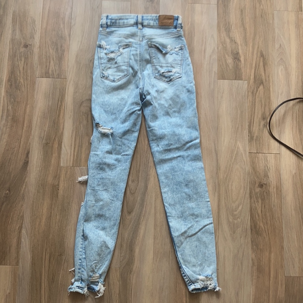 American Eagle Curvy super high rise jegging next level stretch size 00 short - Picture 9 of 17